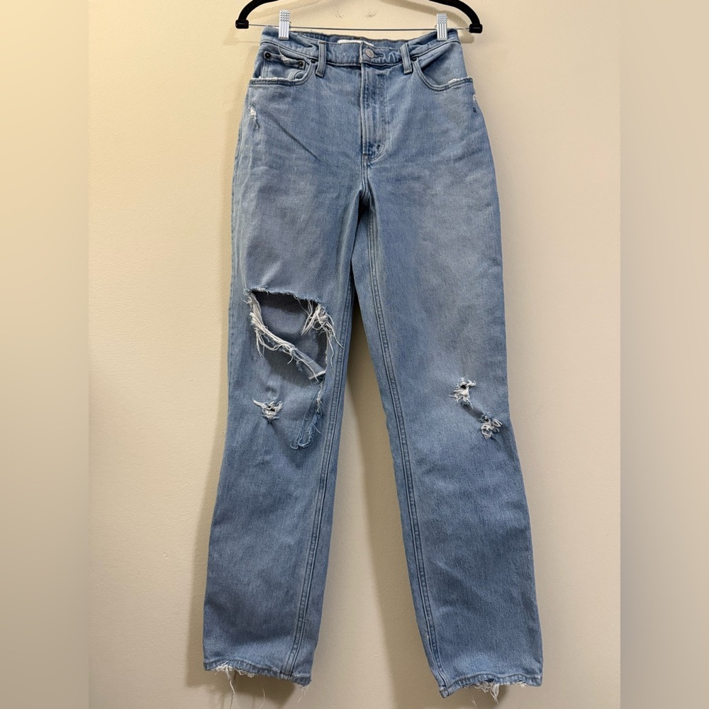 Abercrombie & Fitch 90’s Straight Ultra High Rise Curve Love Jeans -‎ 26/2R